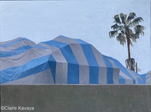 Grey tent